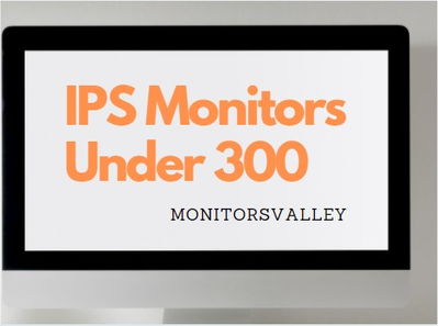 Best IPS Monitor under 300