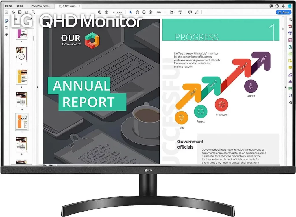 LG QHD Computer Monitor 32QN600-B